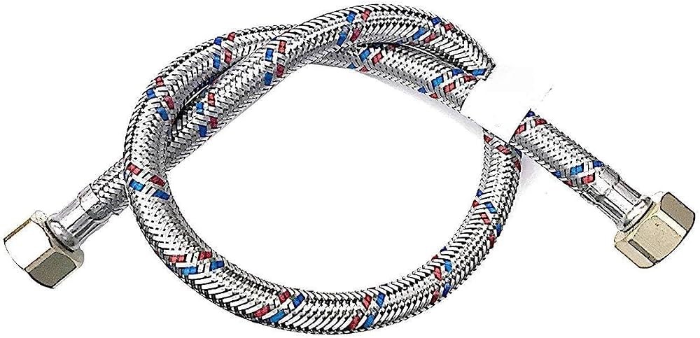 [BH-PLB-004] Flexible Braided Hose 1/2in 600mm (10-Pack)