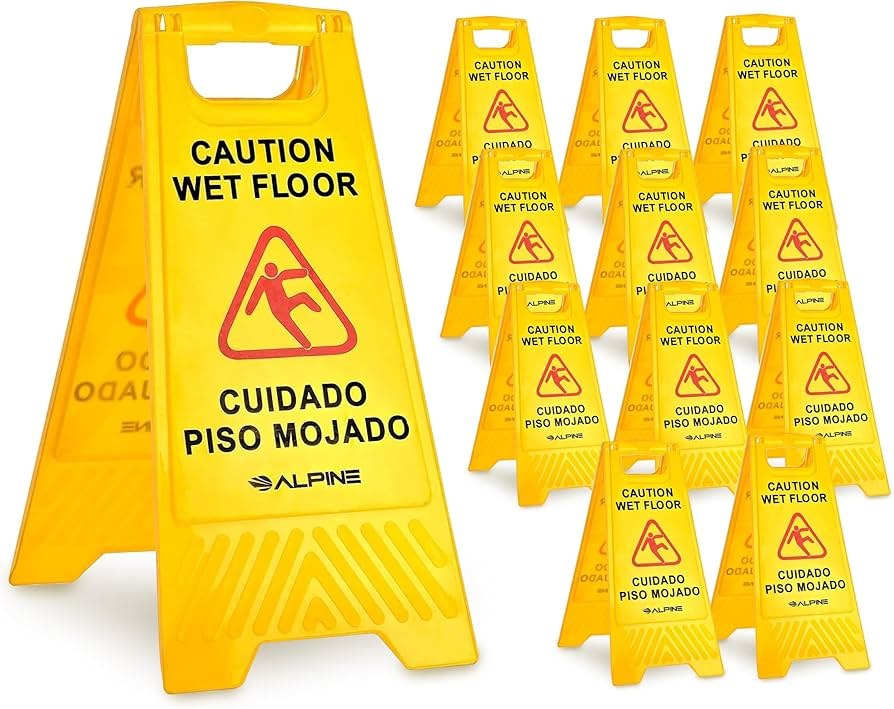 [BH-SFT-011] Warning Sign Set Wet Floor & Safety (5-Pack)