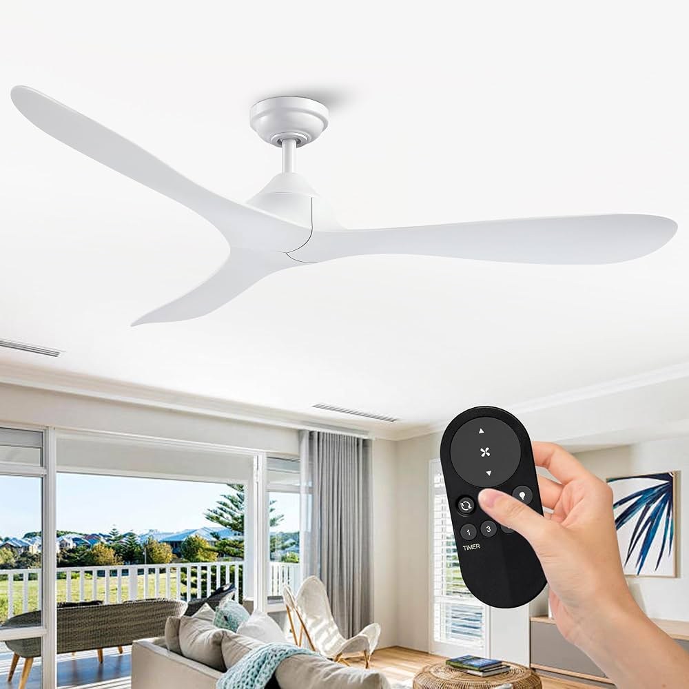 Ceiling Fan 56-Inch DC Motor Remote