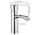 Basin Mixer Tap Chrome Single-Lever
