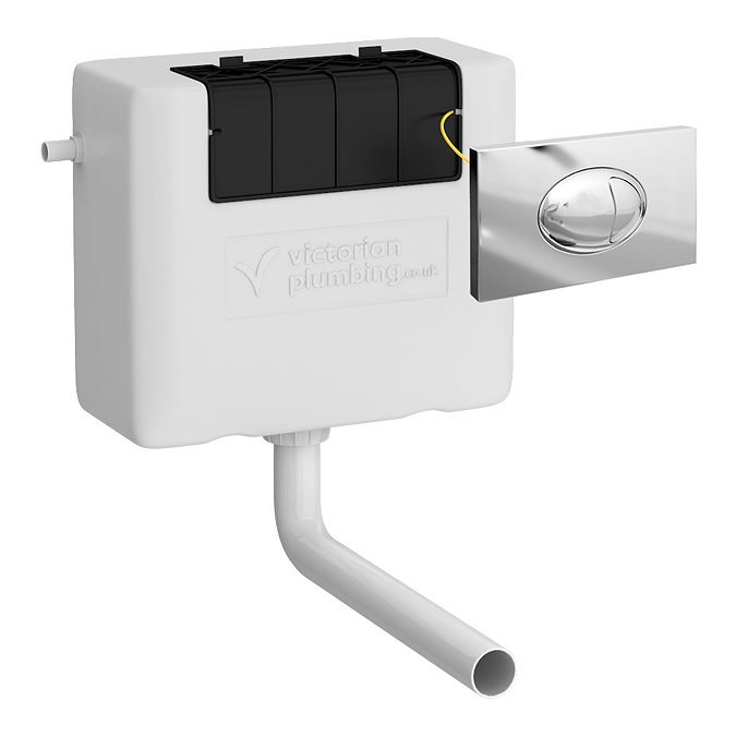 Concealed Cistern + Dual-Flush Plate