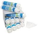 Silicone Sealant Sanitary White (12-Pack)